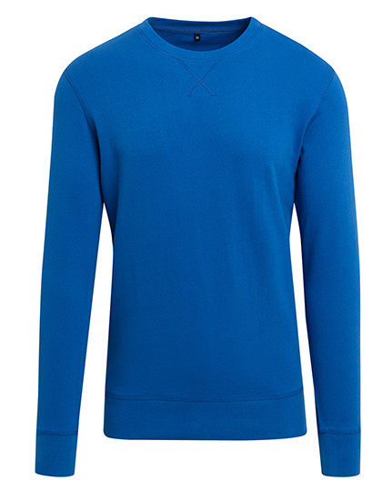 Build Your Brand Light Crew Sweatshirt Cobalt Blue