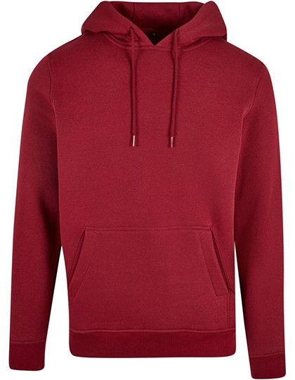 Build Your Brand Heavy Hoody Burgundy