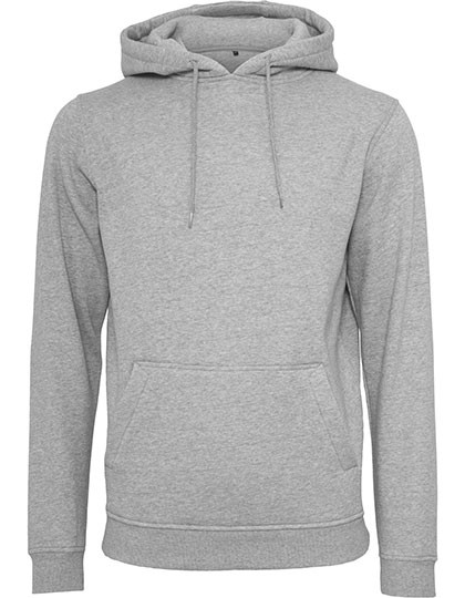 Build Your Brand Heavy Hoody Heather Grey