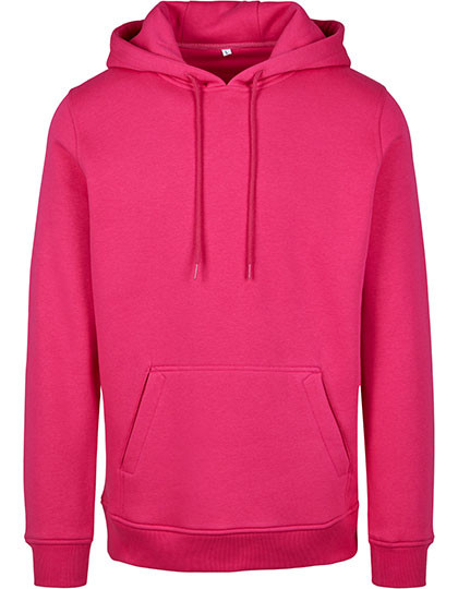 Build Your Brand Heavy Hoody Hibiskus Pink