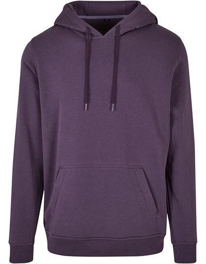 Build Your Brand Heavy Hoody Purple Night