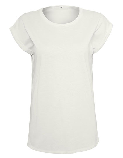 Build Your Brand Ladies´ Extended Shoulder Tee Ready For Dye