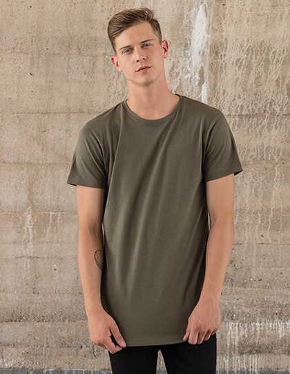 Build Your Brand Shaped Long Tee