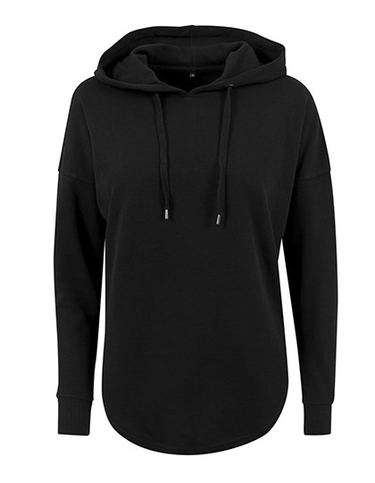 Build Your Brand Ladies´ Oversized Hoody Black