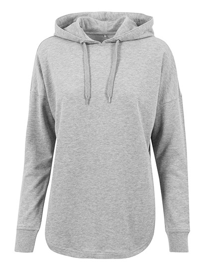 Build Your Brand Ladies´ Oversized Hoody Grey