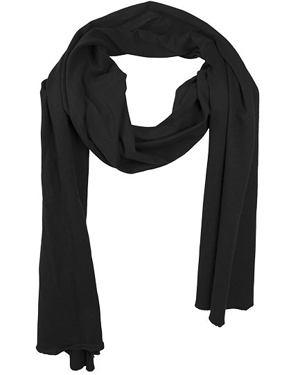 Build Your Brand Jersey Scarf Black