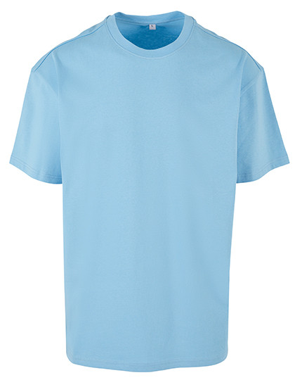 Build Your Brand Heavy Oversize Tee Baltic Blue