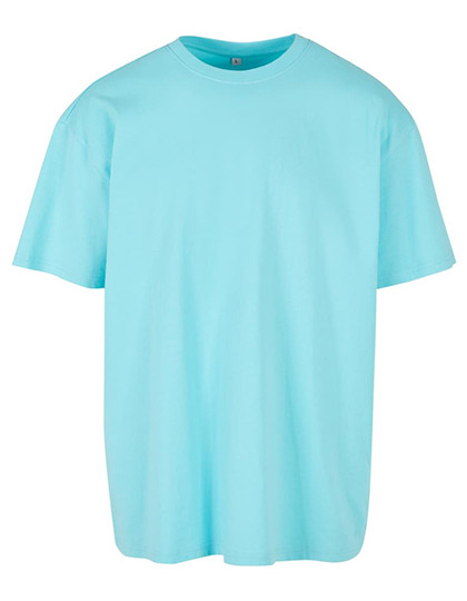 Build Your Brand Heavy Oversize Tee Beryl Blue