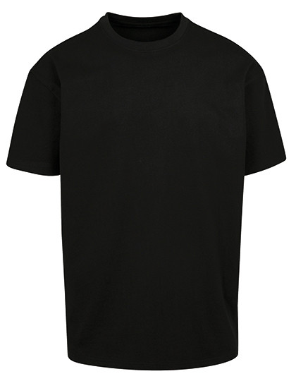 Build Your Brand Heavy Oversize Tee Black