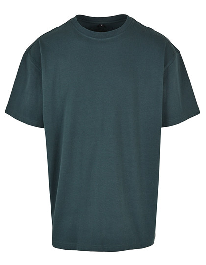 Build Your Brand Heavy Oversize Tee Bottle Green