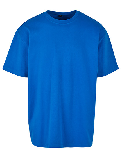 Build Your Brand Heavy Oversize Tee Cobalt Blue