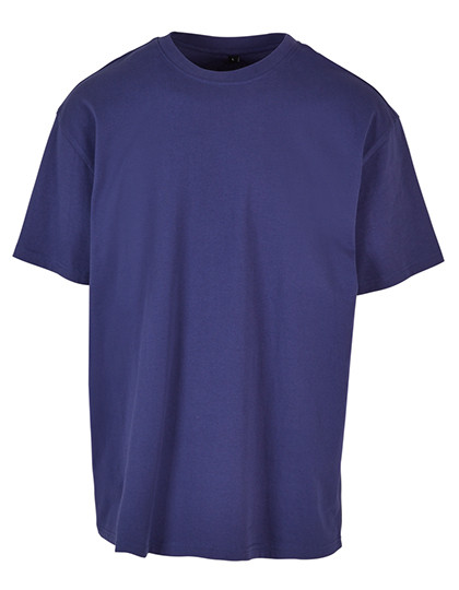 Build Your Brand Heavy Oversize Tee Light Navy