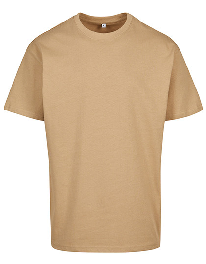 Build Your Brand Heavy Oversize Tee U. Beige