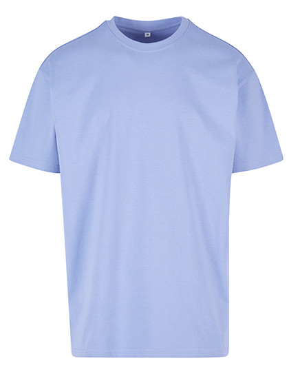 Build Your Brand Heavy Oversize Tee Viola Blue