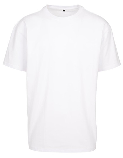 Build Your Brand Heavy Oversize Tee White