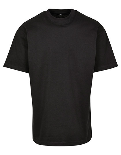 Build Your Brand Premium Combed Jersey T-Shirt Black