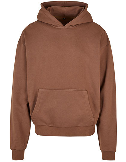 Build Your Brand Ultra Heavy Cotton Box Hoody Bark