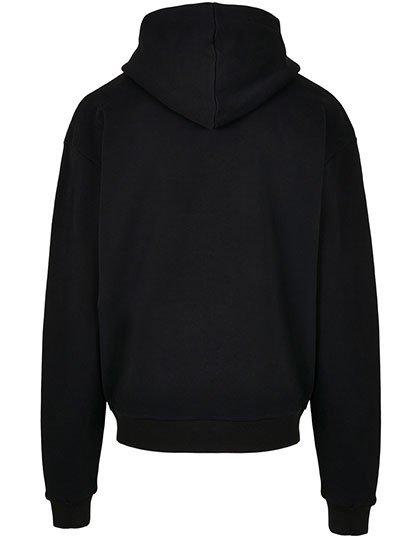 Build Your Brand Ultra Heavy Cotton Box Hoody Black