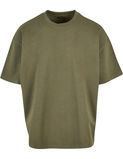 Build Your Brand Ultra Heavy Cotton Box Tee Olive