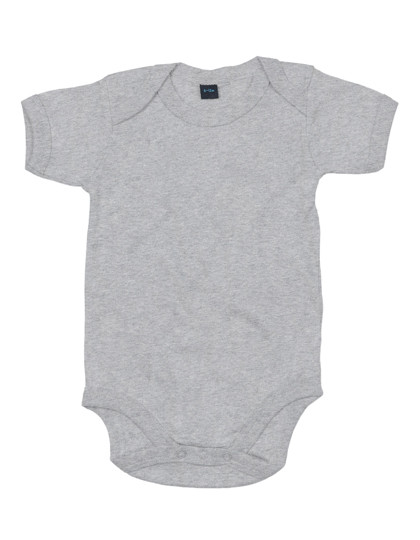 Babybugz Baby Bodysuit Heather Grey Melange
