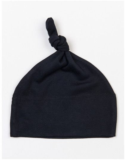 Babybugz Baby One Knot Hat Black