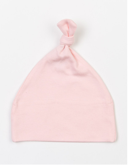 Babybugz Baby One Knot Hat Powder Pink