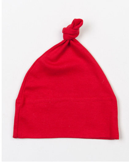 Babybugz Baby One Knot Hat Red