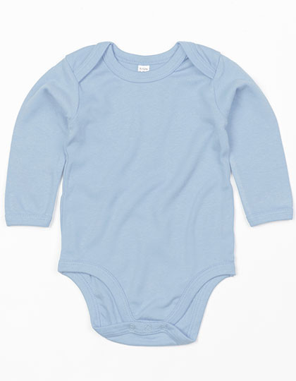 Babybugz Baby Long Sleeve Bodysuit Dusty Blue