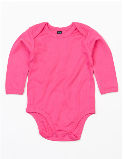 Babybugz Baby Long Sleeve Bodysuit Fuchsia