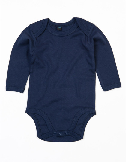 Babybugz Baby Long Sleeve Bodysuit Nautical Navy