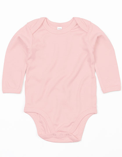 Babybugz Baby Long Sleeve Bodysuit Powder Pink