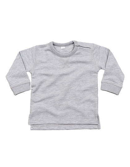 Babybugz Baby Sweatshirt Heather Grey Melange
