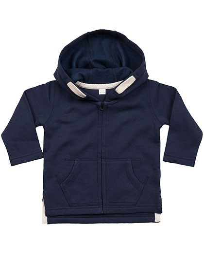 Babybugz Baby Zipped Hoodie Nautical Navy