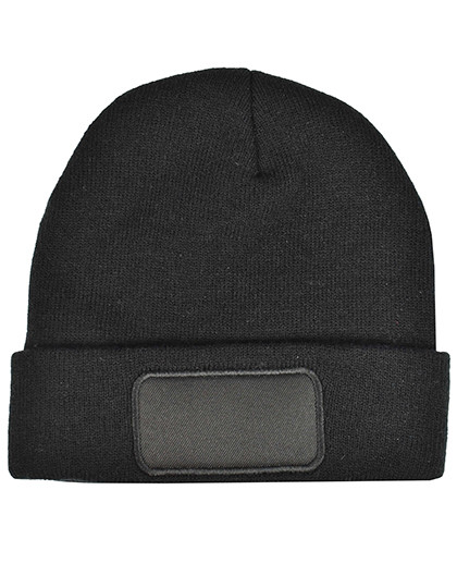 L-merch Strickmütze mit Patch