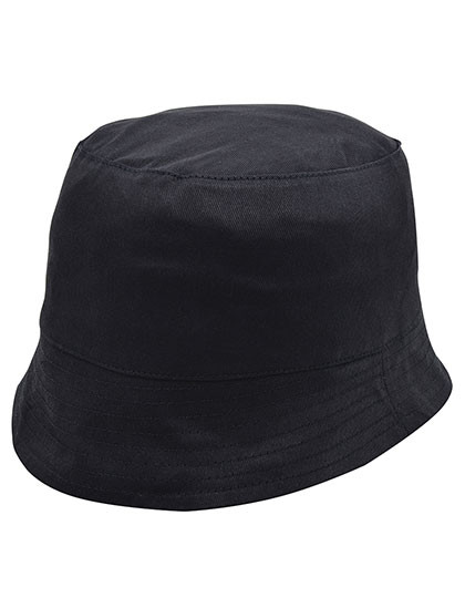 L-merch Baumwoll-Sonnenhut Black
