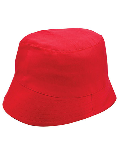 L-merch Baumwoll-Sonnenhut Red