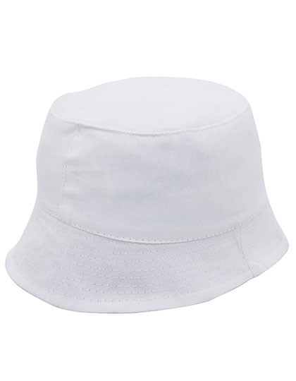L-merch Baumwoll-Sonnenhut White