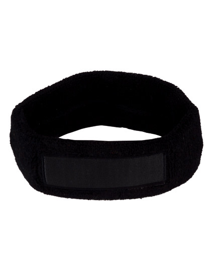 L-merch Kopfschweißband mit Label Black