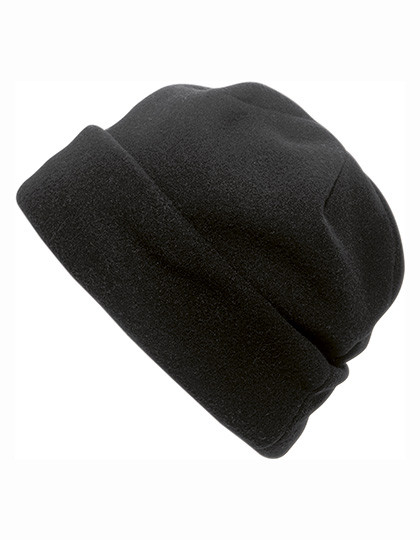 L-merch Fleece Mütze Bonneti Black