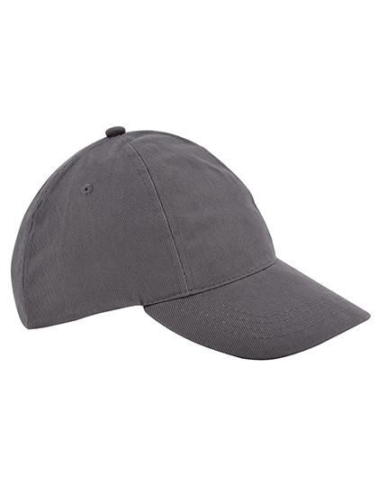 L-merch Kids´ Brushed Cap Dark Grey