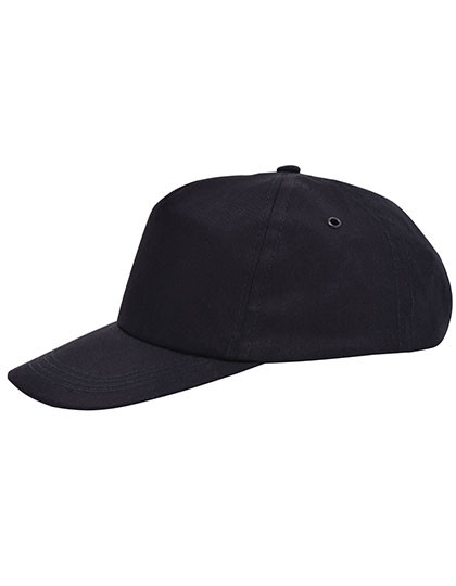 L-merch Baumwoll-Cap Black