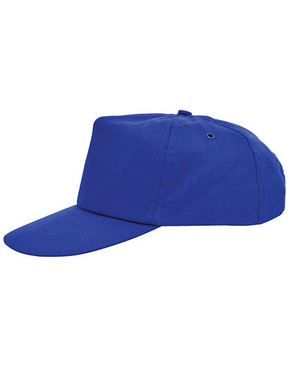 L-merch Baumwoll-Cap Royal Blue