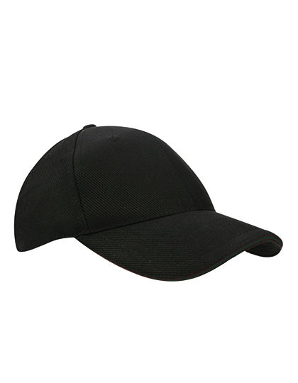 L-merch Canvas Structure Cap Black