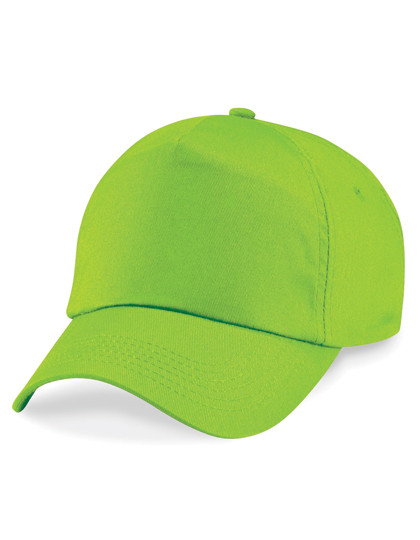 Beechfield Junior Original 5 Panel Cap Lime Green