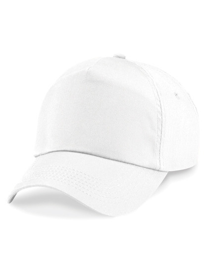 Beechfield Junior Original 5 Panel Cap White