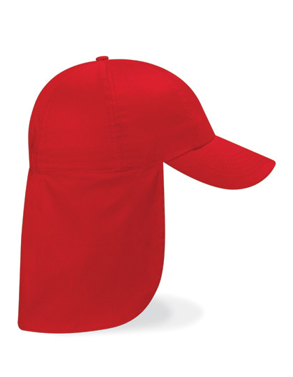 Beechfield Junior Legionnaire Style Cap Classic Red