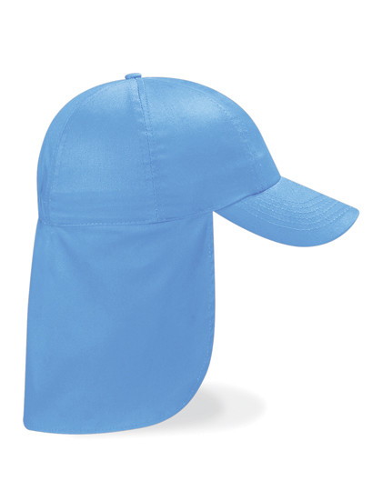 Beechfield Junior Legionnaire Style Cap Sky Blue