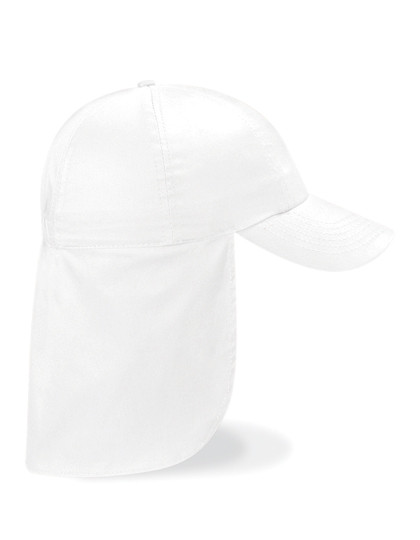 Beechfield Junior Legionnaire Style Cap White