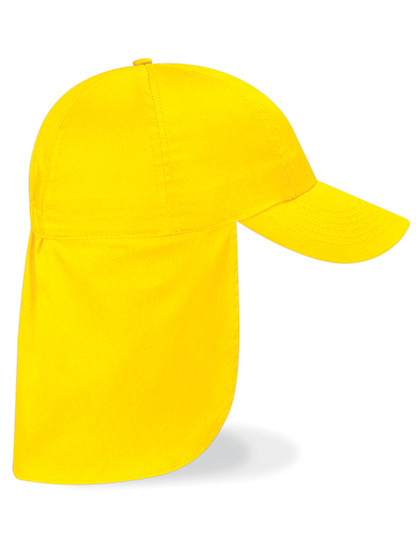 Beechfield Junior Legionnaire Style Cap Yellow