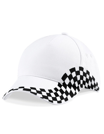 Beechfield Grand Prix Cap White